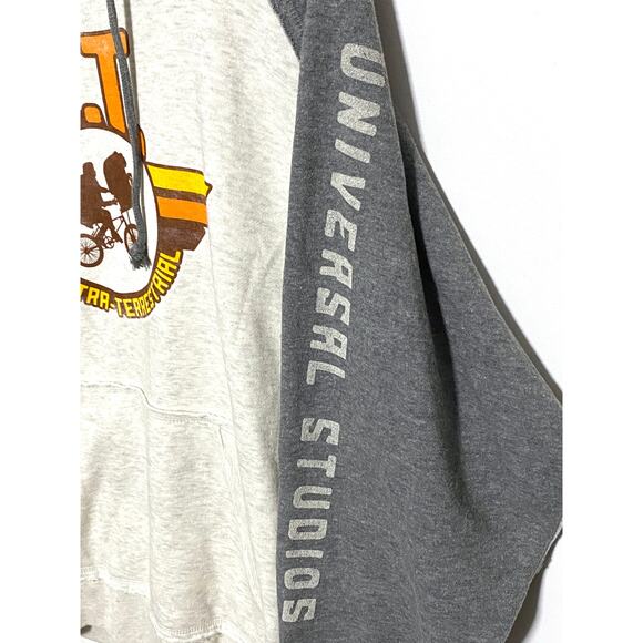 Universal Studios ET Extra Terrestrial Sweatshirt Hoodie Mens L Retro Active NWT - Picture 5 of 10